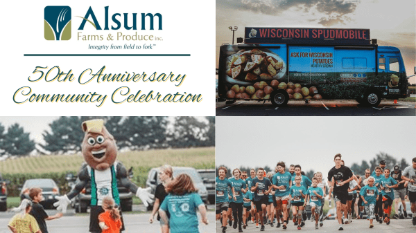 Alsum Farms & Produce to Host 50th Anniversary Community Celebration, Plant and Farm Tours, Tater Trot 5K & 2 mile walk on August 11 & 12