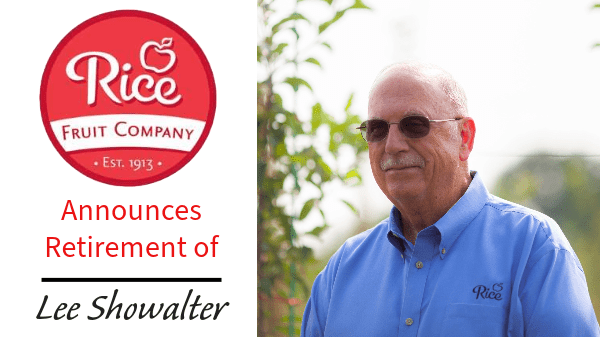 Rice Fruit Company Announces Retirement of Long-Time Apple Industry Advocate and Fruit Grower Lee Showalter