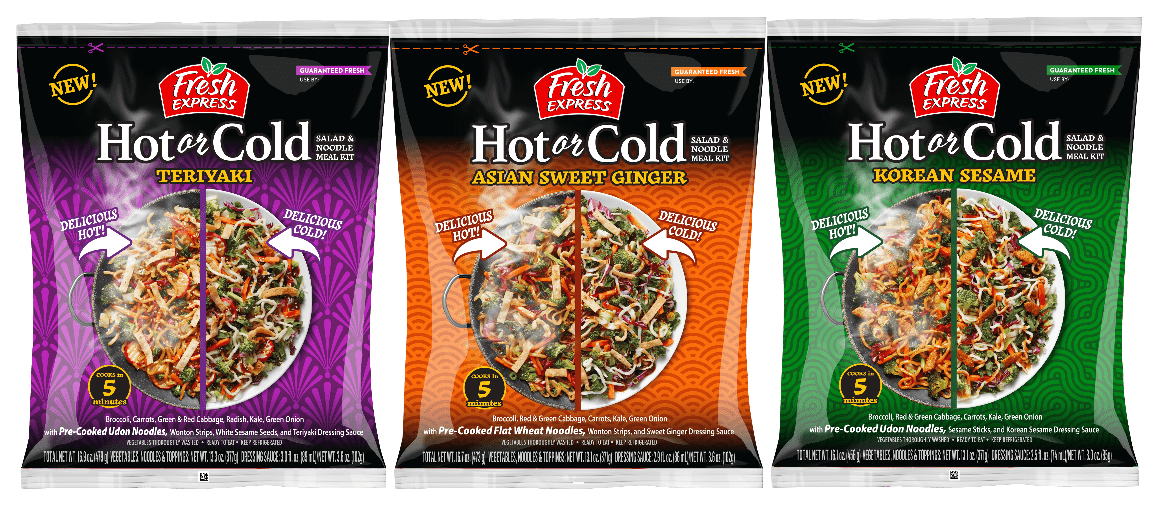 Fresh Express Hot or Cold Salad and Noodle Meal Kits