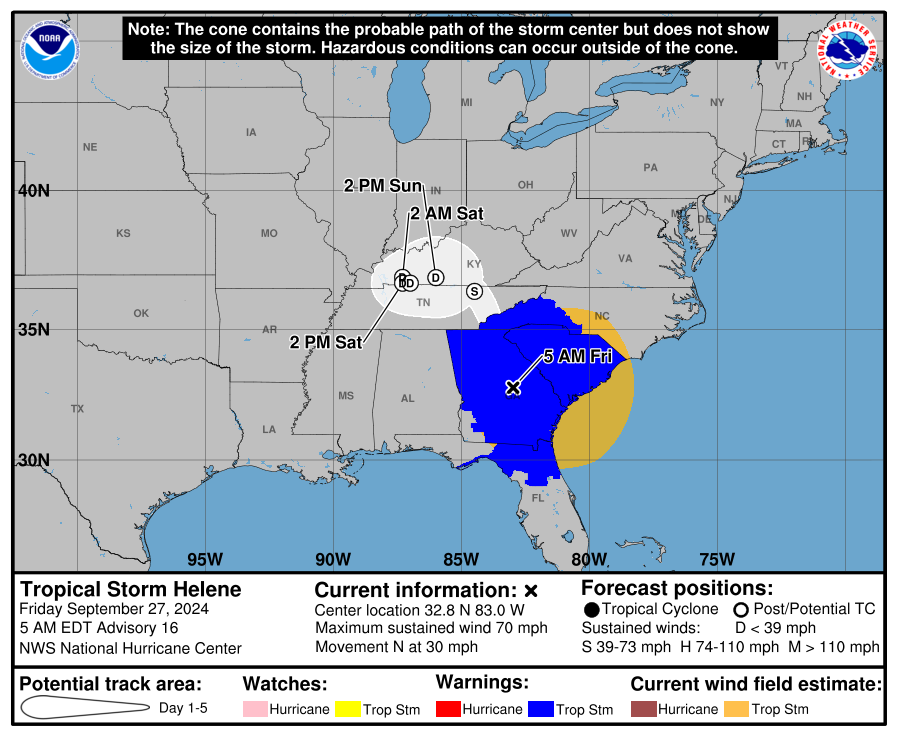 noaa hurricane helene