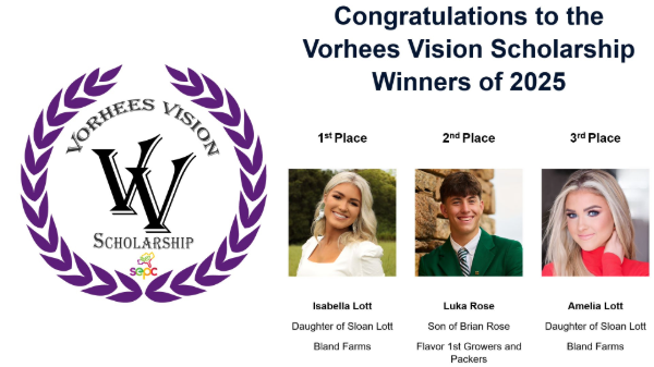 2025 vorhees scholarship winners