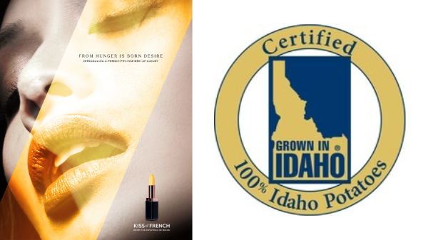 idaho potato french fry lipstick