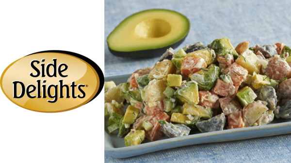 side delights avocado potato salad